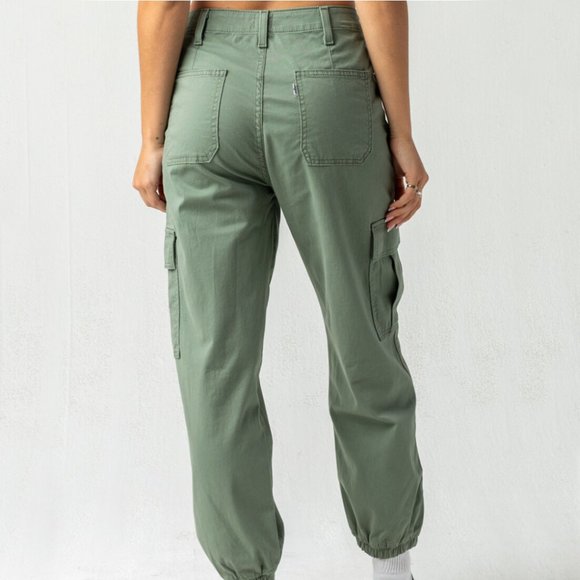 LEVI'S High Waisted Cargo Pants 27 - Picture 2 of 8